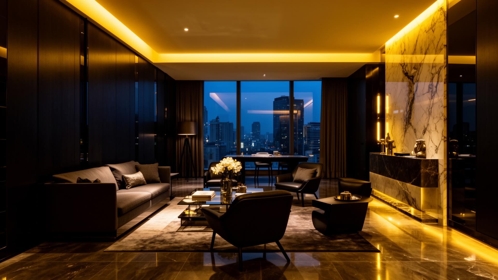 Premium corporate housing interior